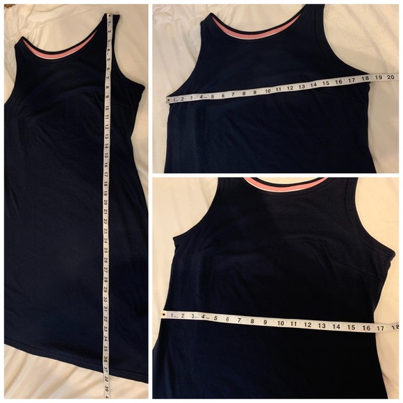 Columbia PFG navy blue sleeveless shift dress - Picture 3 of 5